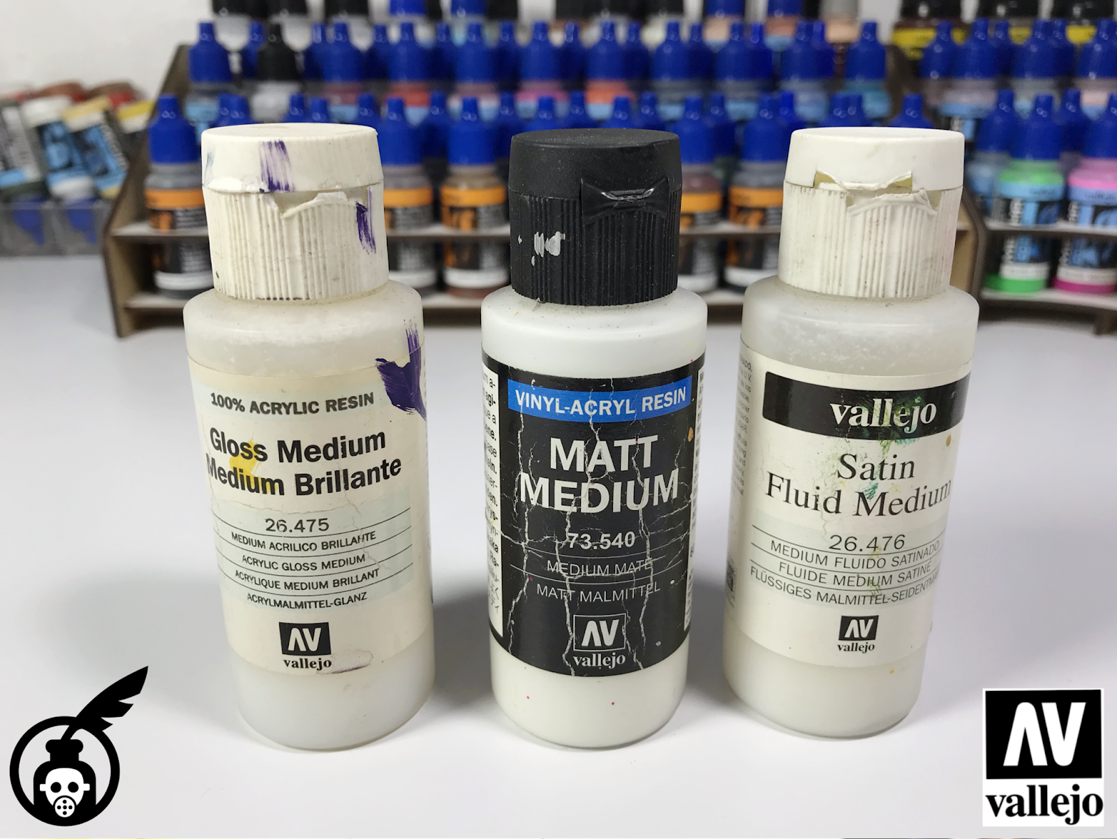 Vallejo gloss varnishes: what are the differences between each of these? :  r/minipainting