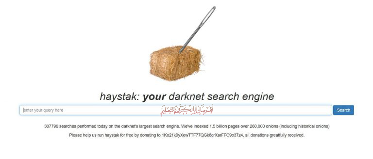 Haystak in deep web