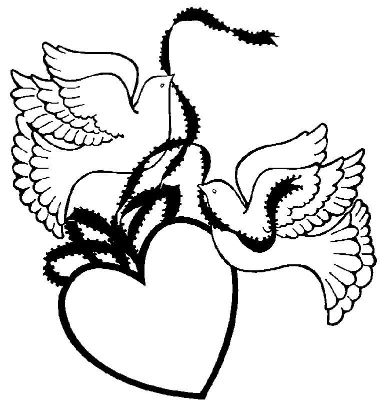 clipart wedding rings and doves - photo #17