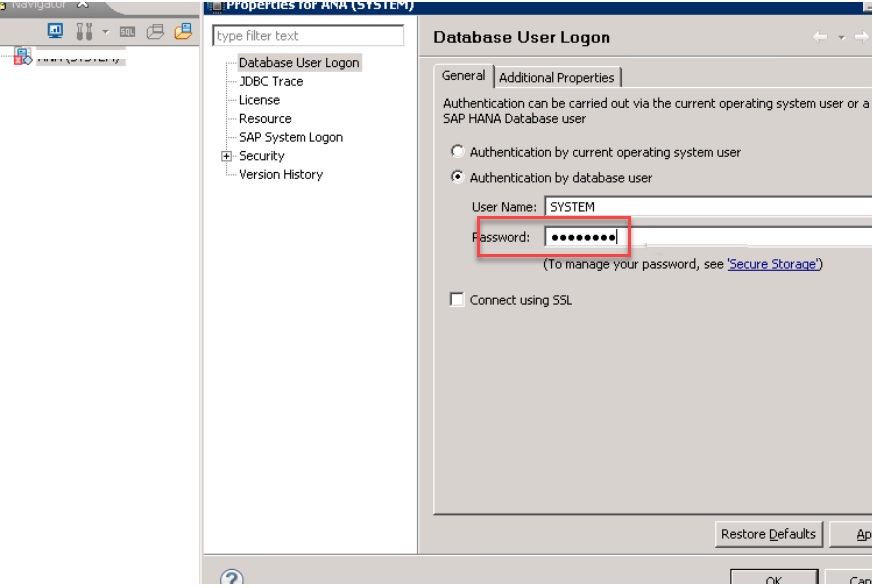 SapBlog.in How to Reset SAP HANA SYSTEM Password