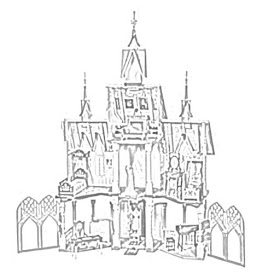 Frozen II Arendelle Castle Playset coloring pages coloring.filminspector.com