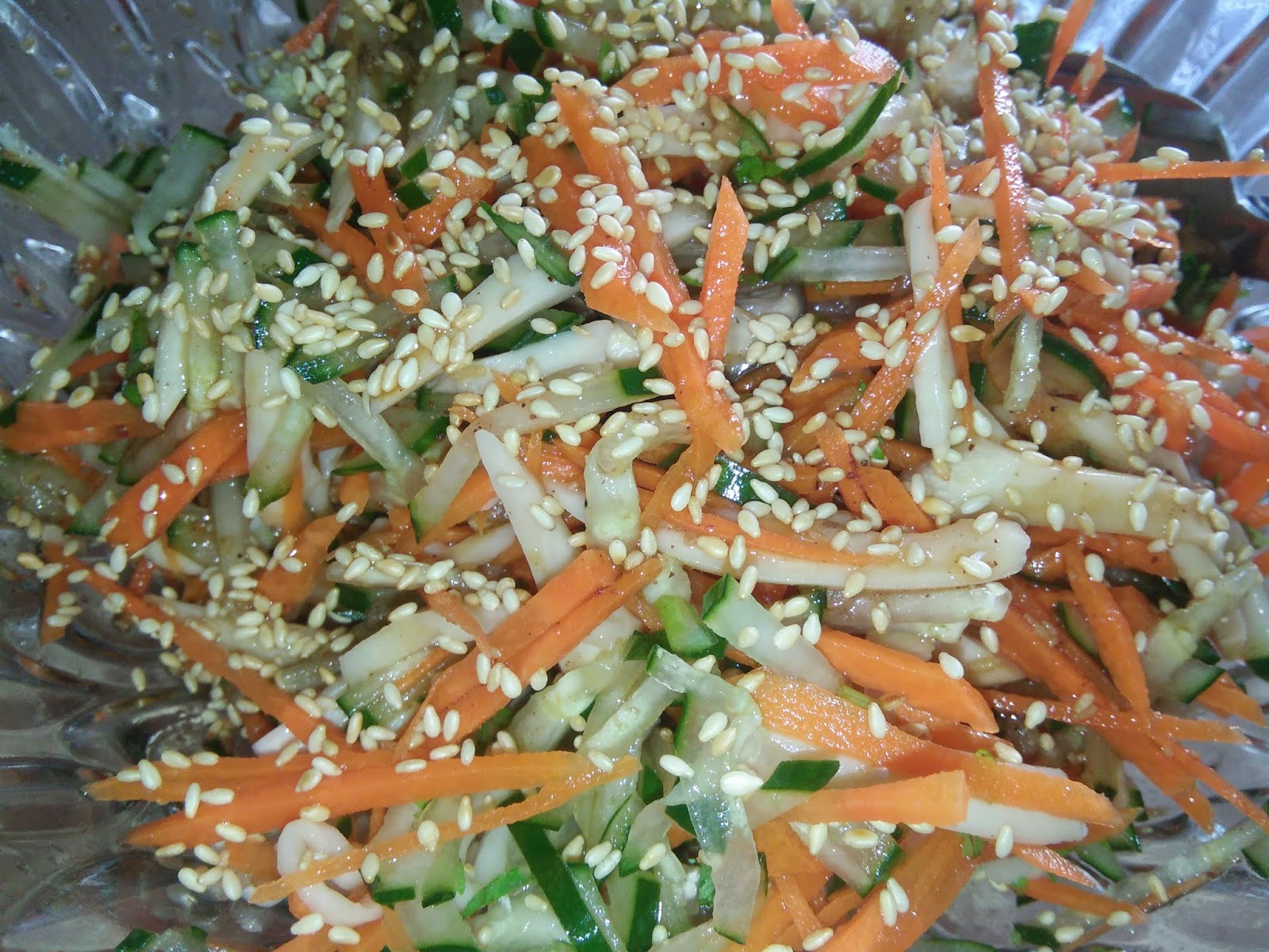 Cooking Pleasure ZUCCHINI ERYNGII MUSHROOM SALAD