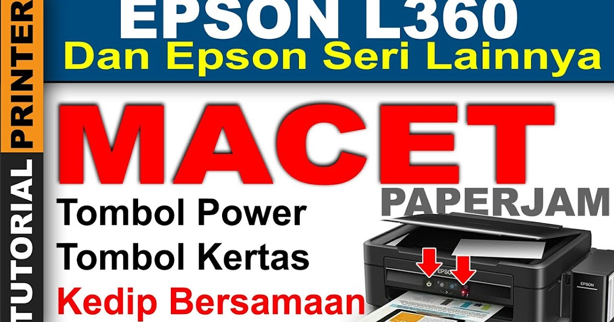 Printer Epson L210 Error Lampu Berkedip Bergantian Printer Epson L210 Error Lampu Berkedip Bergantian