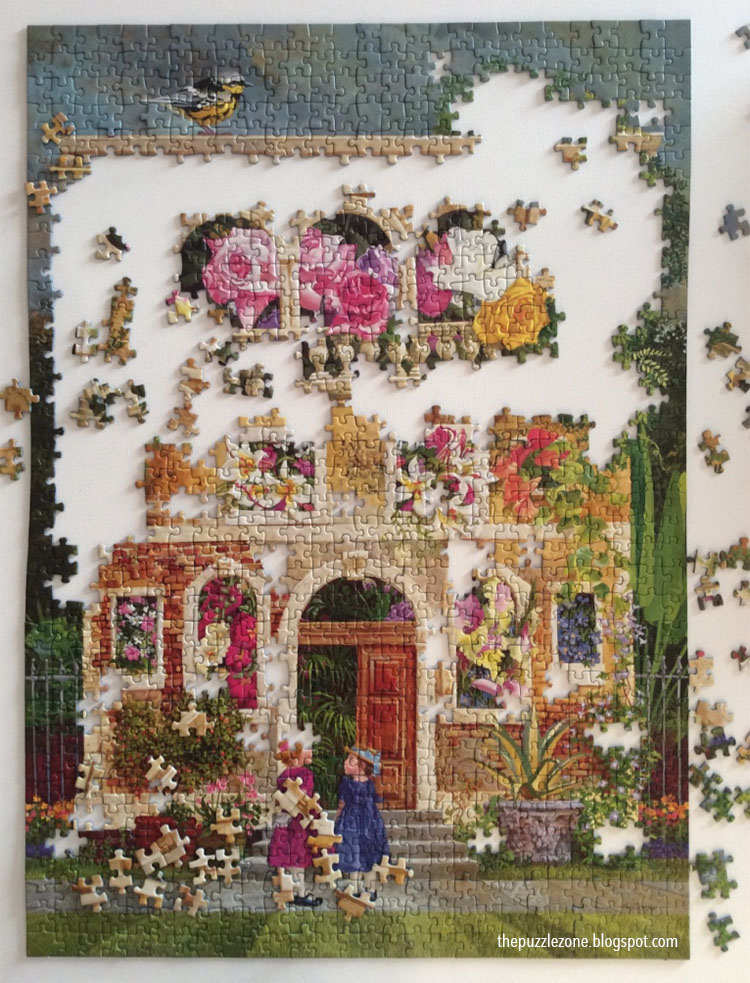 Ravensburger Colorful Garden 1000 pieces jigsaw puzzle review with