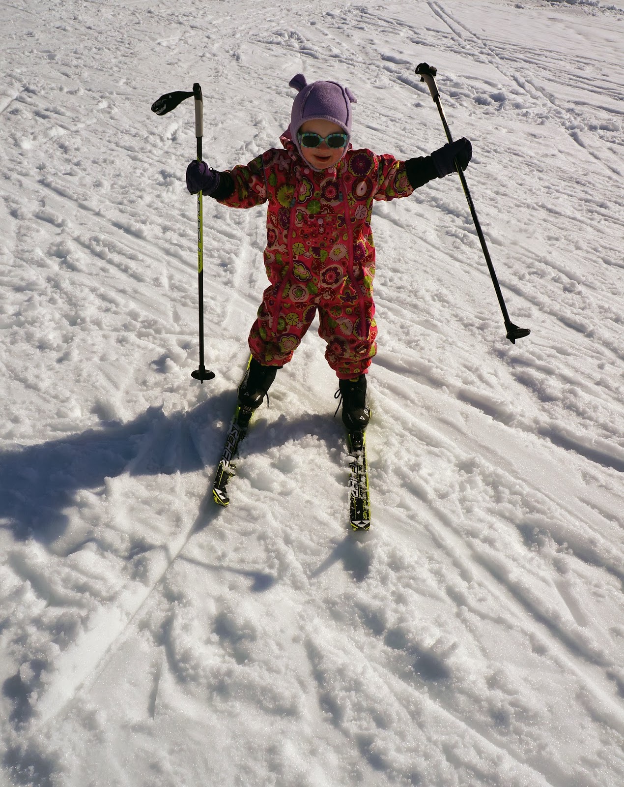 The Little Legers Cross Country Skiing at Pineland Farms