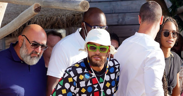 Neymar partied with PSG star at St Tropez
