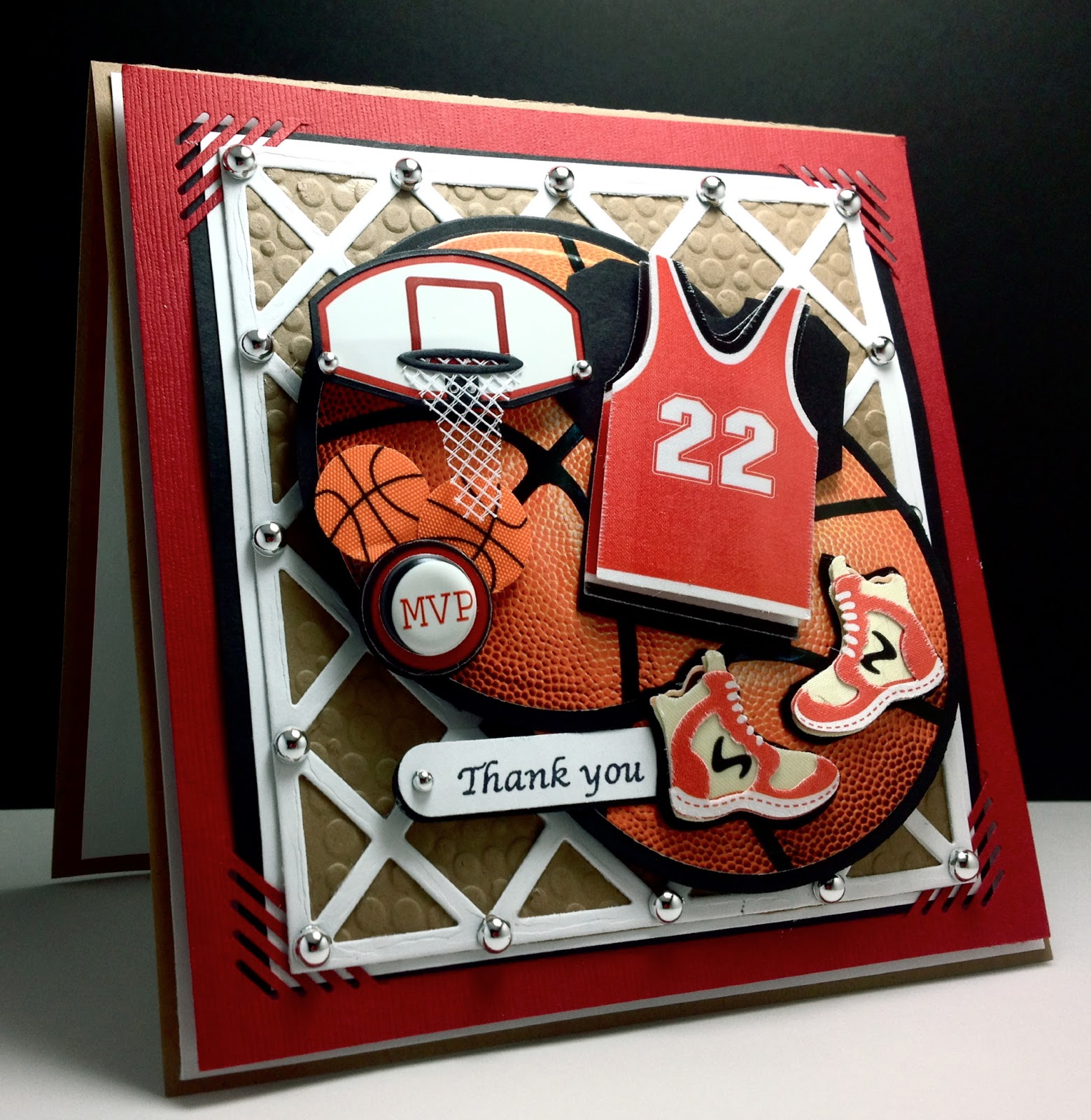 3 Basketball Thank You Cards Cards by America
