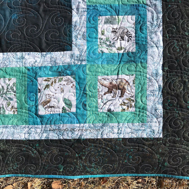 Whispering Pines Sidelights Quilt Detail 2