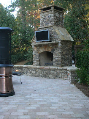 Outdoor Fireplace Design