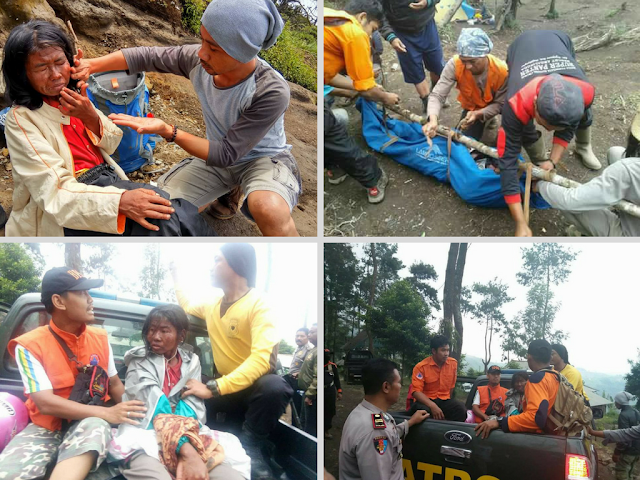 Alhamdulillah, Ibu yang Dibuang Digunung oleh Keluarganya Sudah Dievakuasi Alhamdulillah, Ibu yang Dibuang Digunung oleh Keluarganya Sudah Dievakuasi