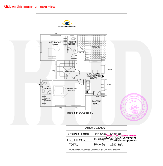 First floor plan