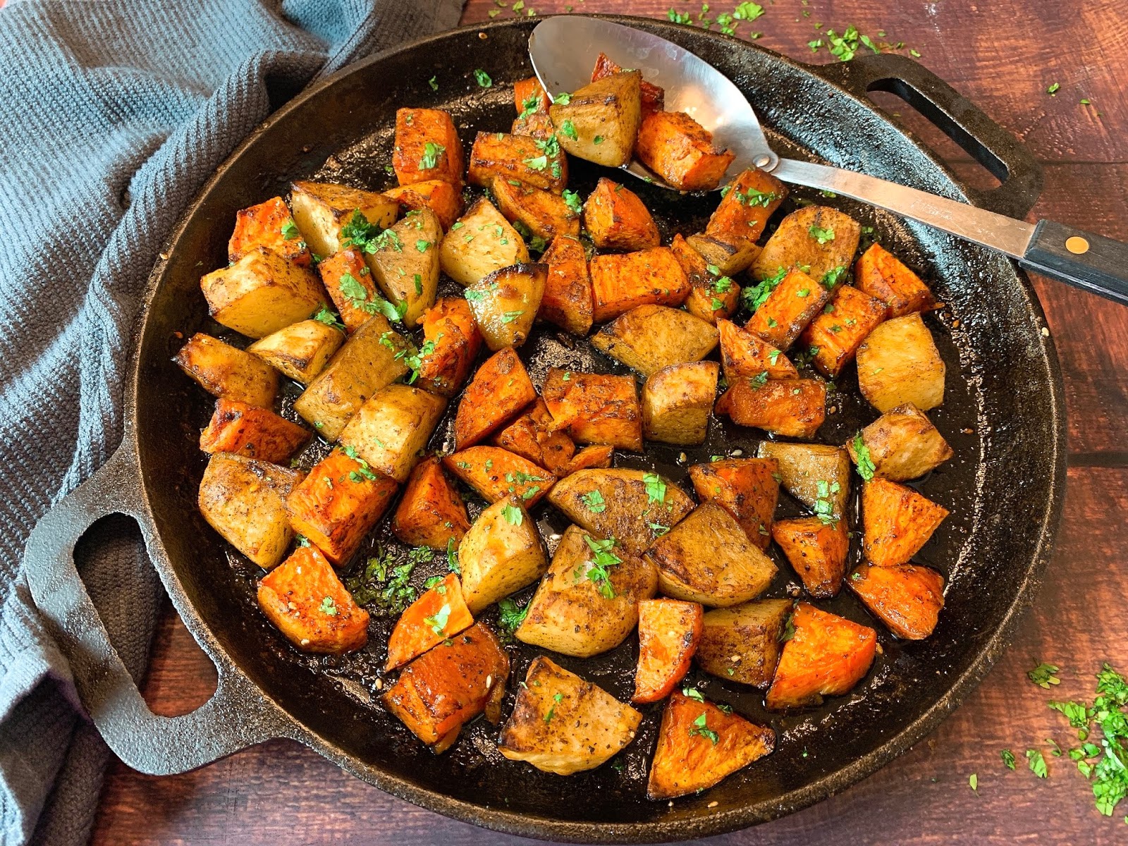 Sweet Chili Roasted Potatoes