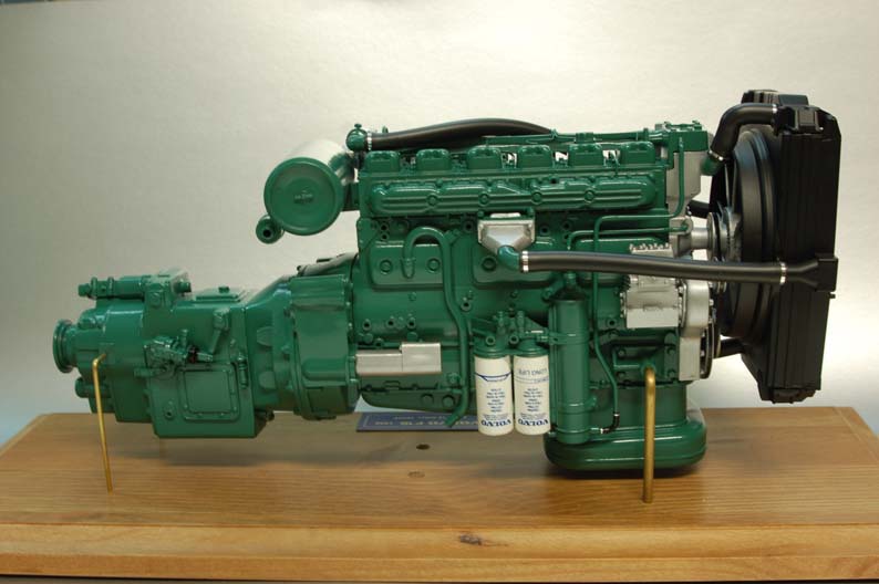 Freco Scale Models: Volvo 12 liter diesel engine