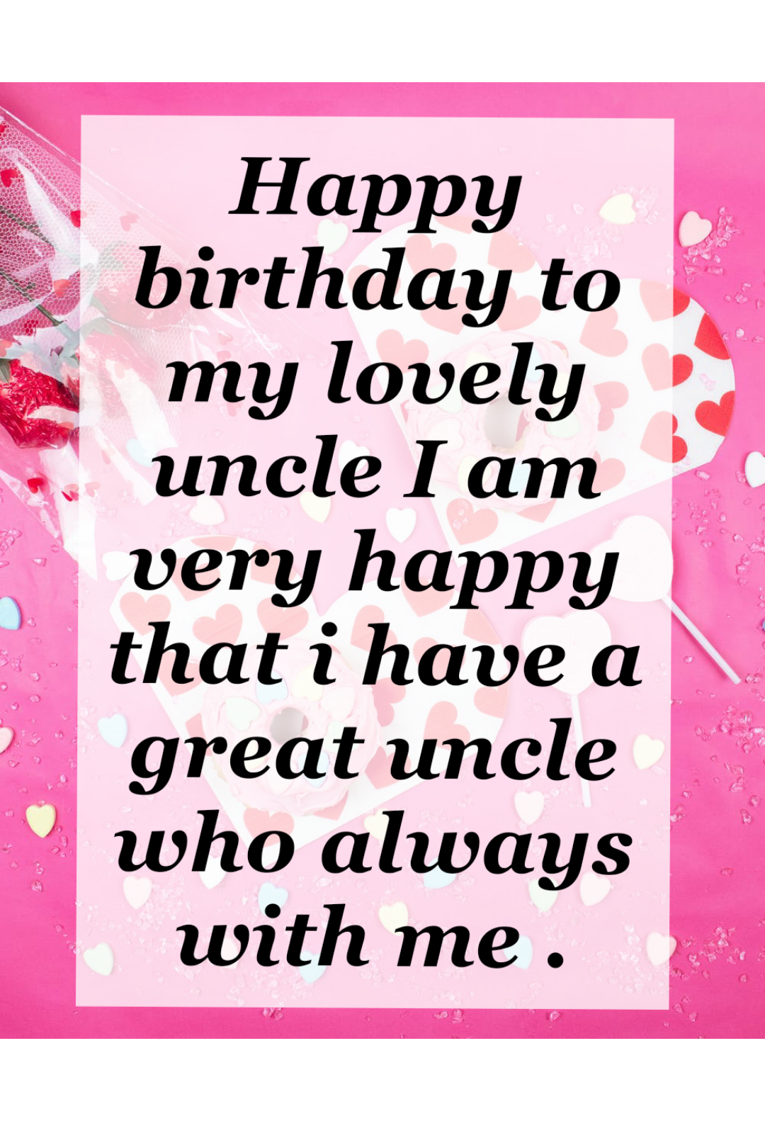 Happy Birthday Uncle Wishes Images
