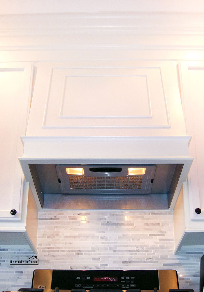 How to Make a Gorgeous DIY Range Hood you can be PROUD of! 