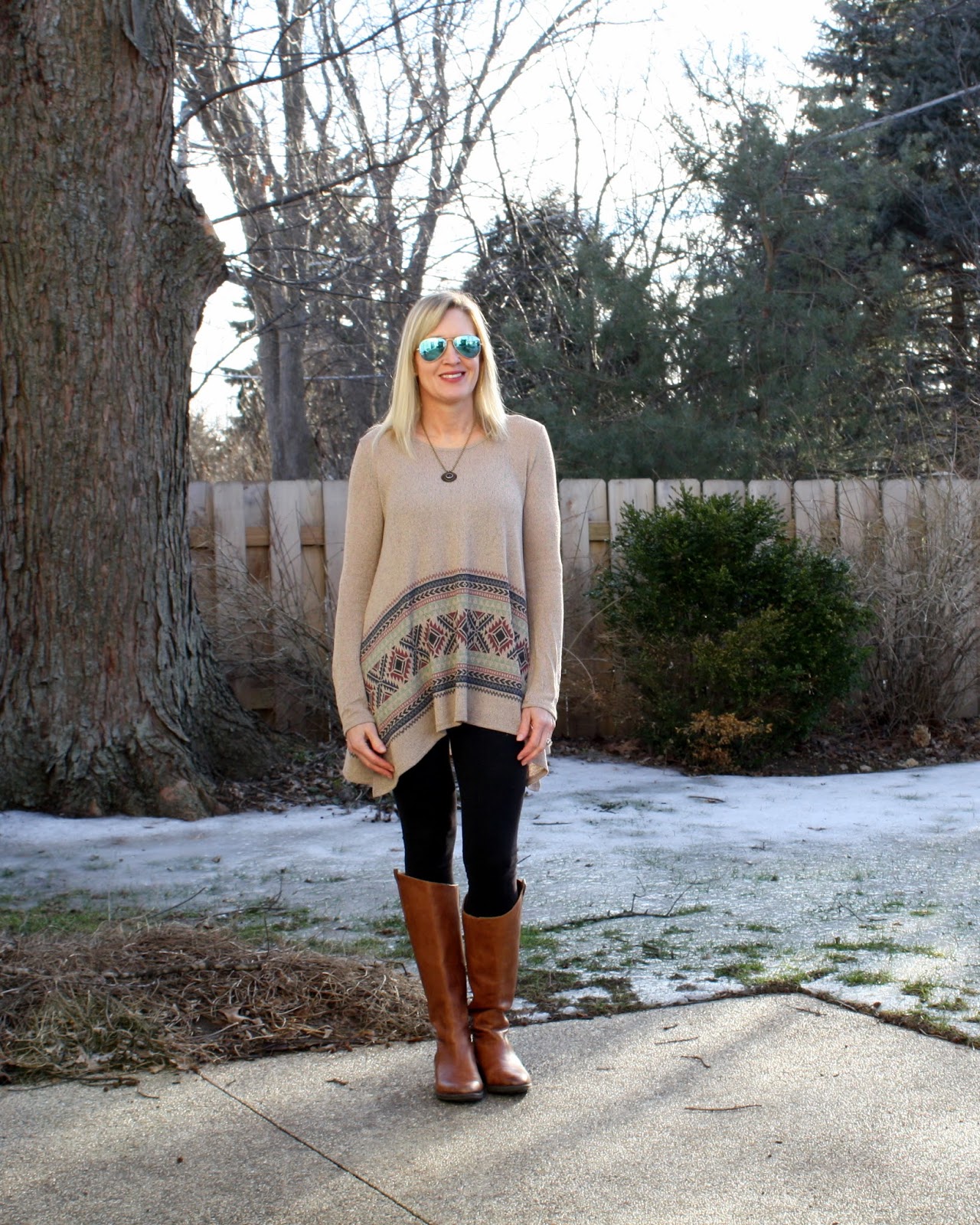 Tribal Tunic Day to Night - Doused in Pink