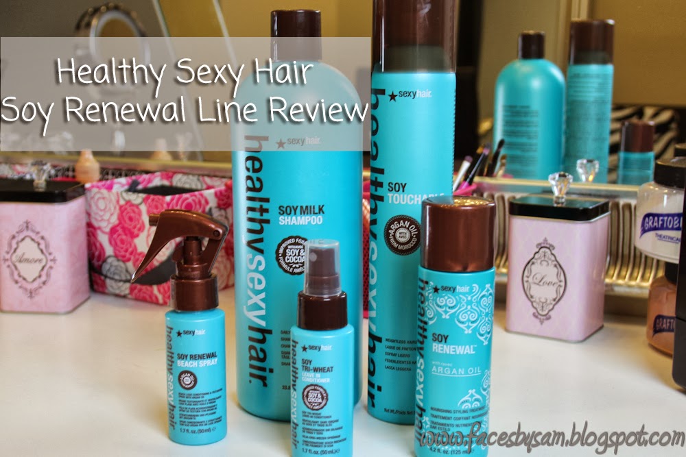 Faces by SAM Beauty Blog Product Review Healthy Sexy Hair Soy Line Review