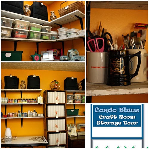 Condo Blues: Craft Supply Wall Storage and Room Tour