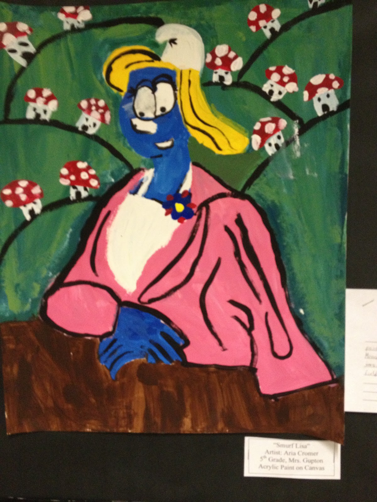 Mrs. McNeil's Art World 5th Grade Mona Lisa Parody