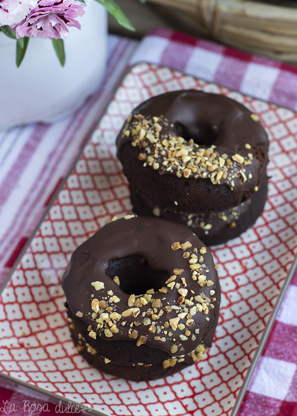 Donuts de chocolate saludables al microondas #sinazucar #singluten #sinlactosa