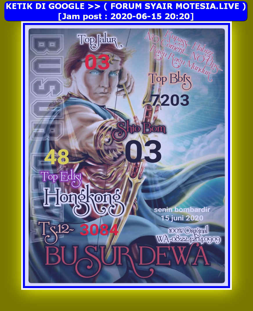 1 New Message Kode Syair Hongkong 15 Juni 2020 Forum Syair Togel Hongkong Singapura Sydney 1 New Message Kode Syair Hongkong 15 Juni 2020 Forum Syair Togel Hongkong Singapura Sydney
