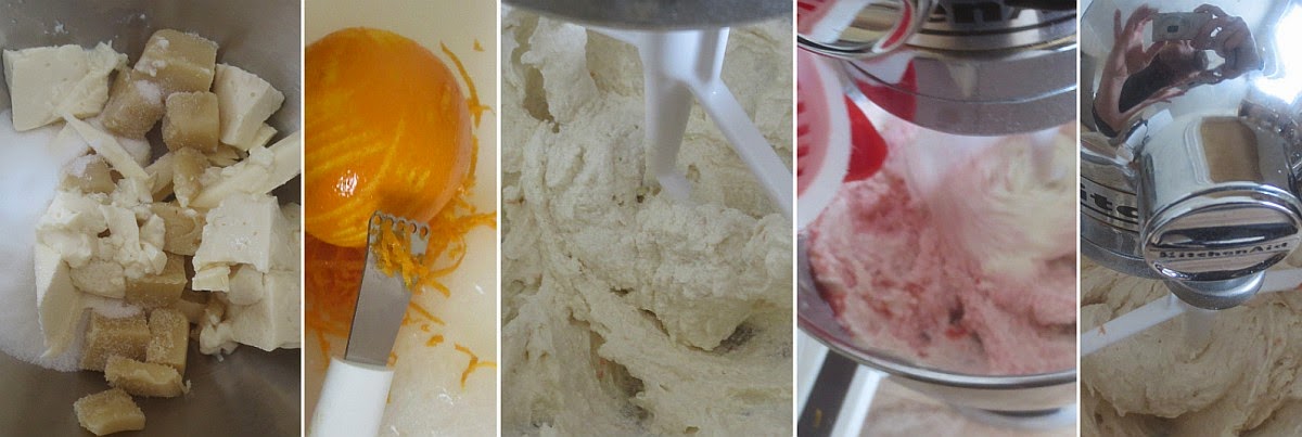 Zubereitung Blutorangen-Marzipan-Kuchen, Zubereitung vegane Torte mit Seidentofu
