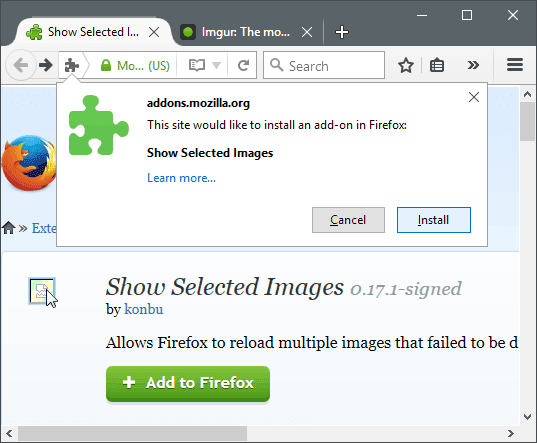 Reload Image That Failed to Display in Firefox Reload Image That Failed to Display in Firefox