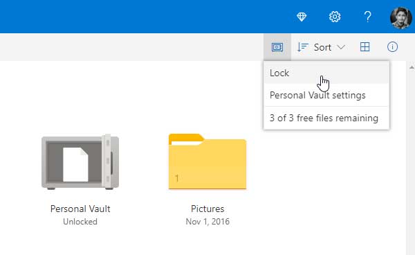Come configurare il vault personale di OneDrive