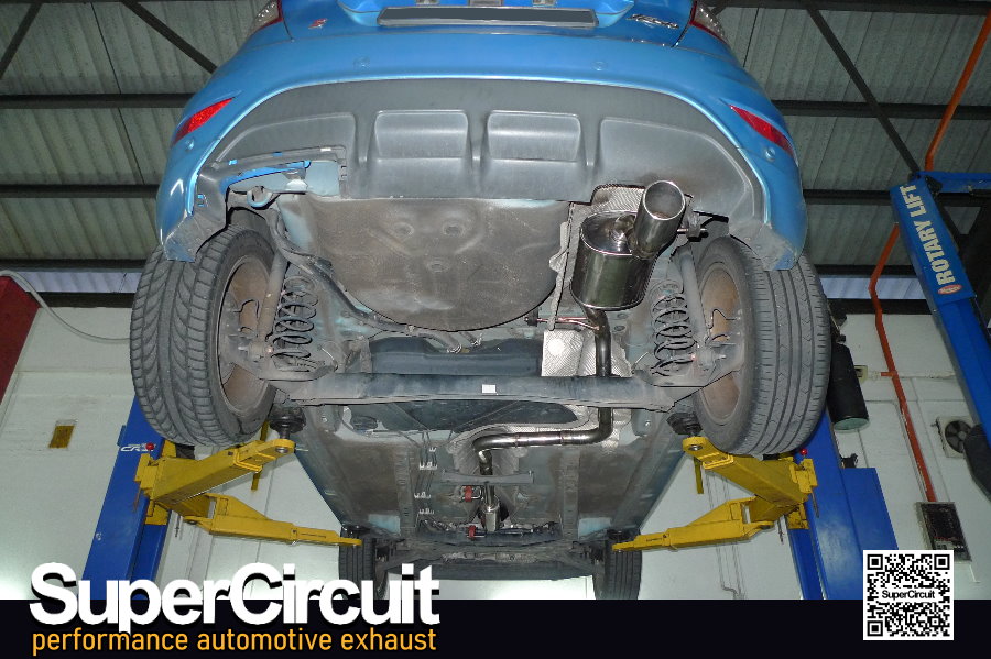 SUPERCIRCUIT Exhaust Pro Shop: Ford Fiesta 1.6 Cat-back Exhaust Custom