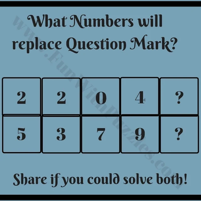 Maths IQ Challenging Number Puzzles: Numbers Puzzle