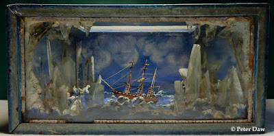 Ship In Ice Picture Box By Bertha Wright