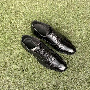 WALKER 101B - WALKER CAP TOE OXFORD SHOES 101 in BLACK WALKER 101B - WALKER CAP TOE OXFORD SHOES 101 in BLACK