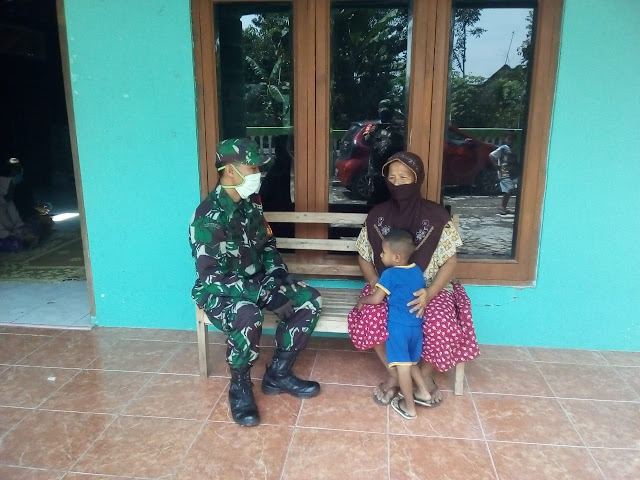 Pasca Lebaran, Babinsa Gelar Silahturahmi Dengan Warga