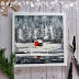 Winter forest | Lukisan Acrylic #16