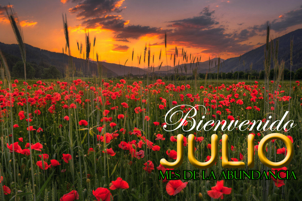 BANCO DE IMÁGENES GRATIS: Bienvenido Julio !! Mensajes para compartir