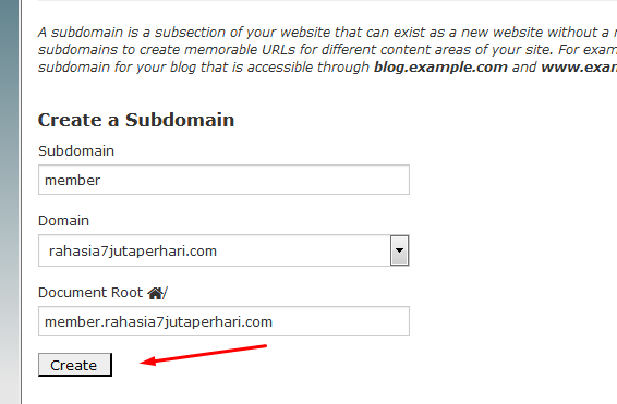 Cara Install Blog WordPress Di Subdomain