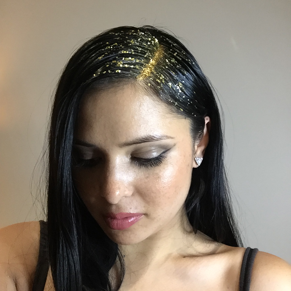 BloggaBling Glitter Roots Hair Tutorial