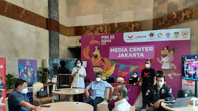 Media Center Jakarta PON XX Papua 2021Resmi di Buka