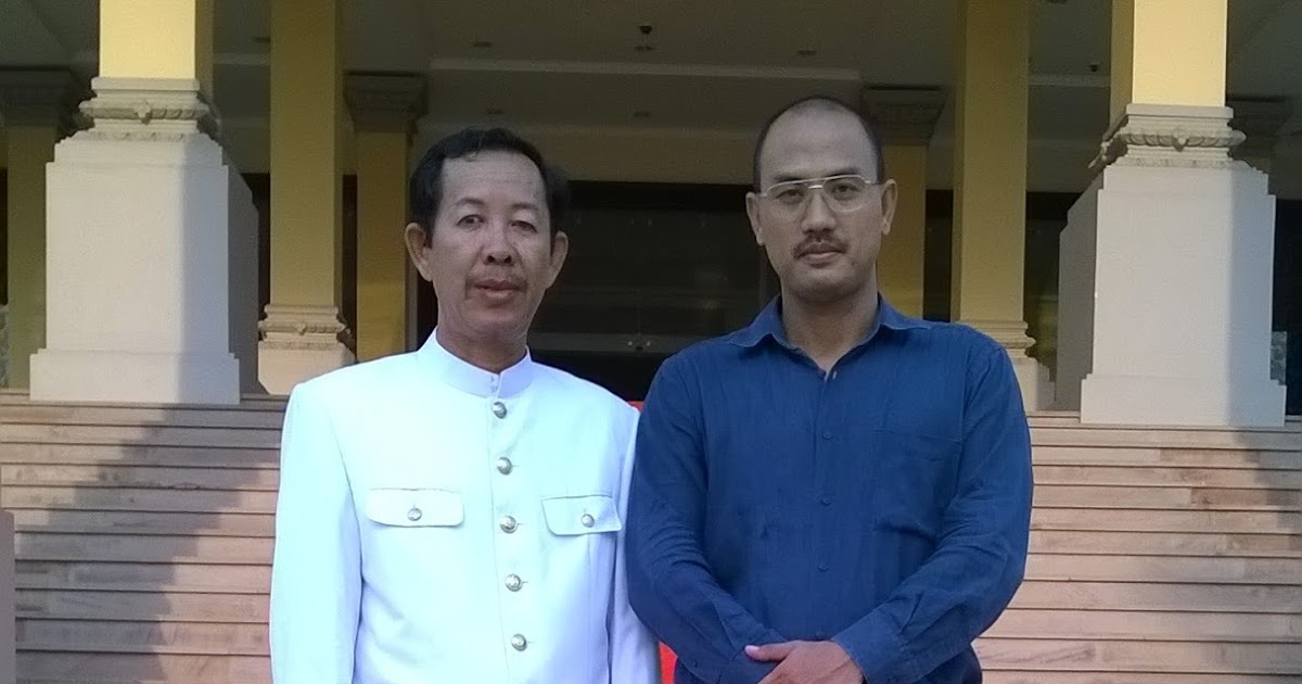 With H.E Rong Chhun on 2015-04-11 at National Assembly