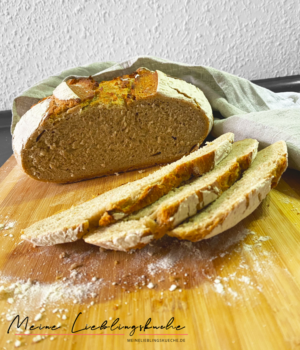 RoggenWeizenMischbrot mit Sauerteig