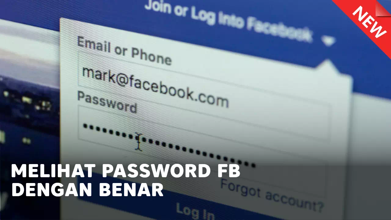 cara melihat password facebook