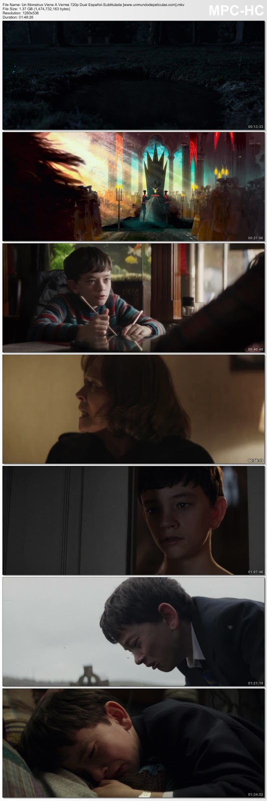 Capturas de la película.