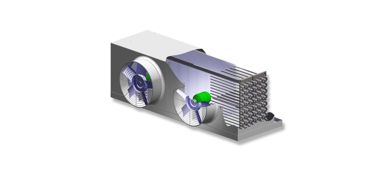 FRIOCLIMATIZADO Evaporator used in cold chamber for ammonia (NH3)
