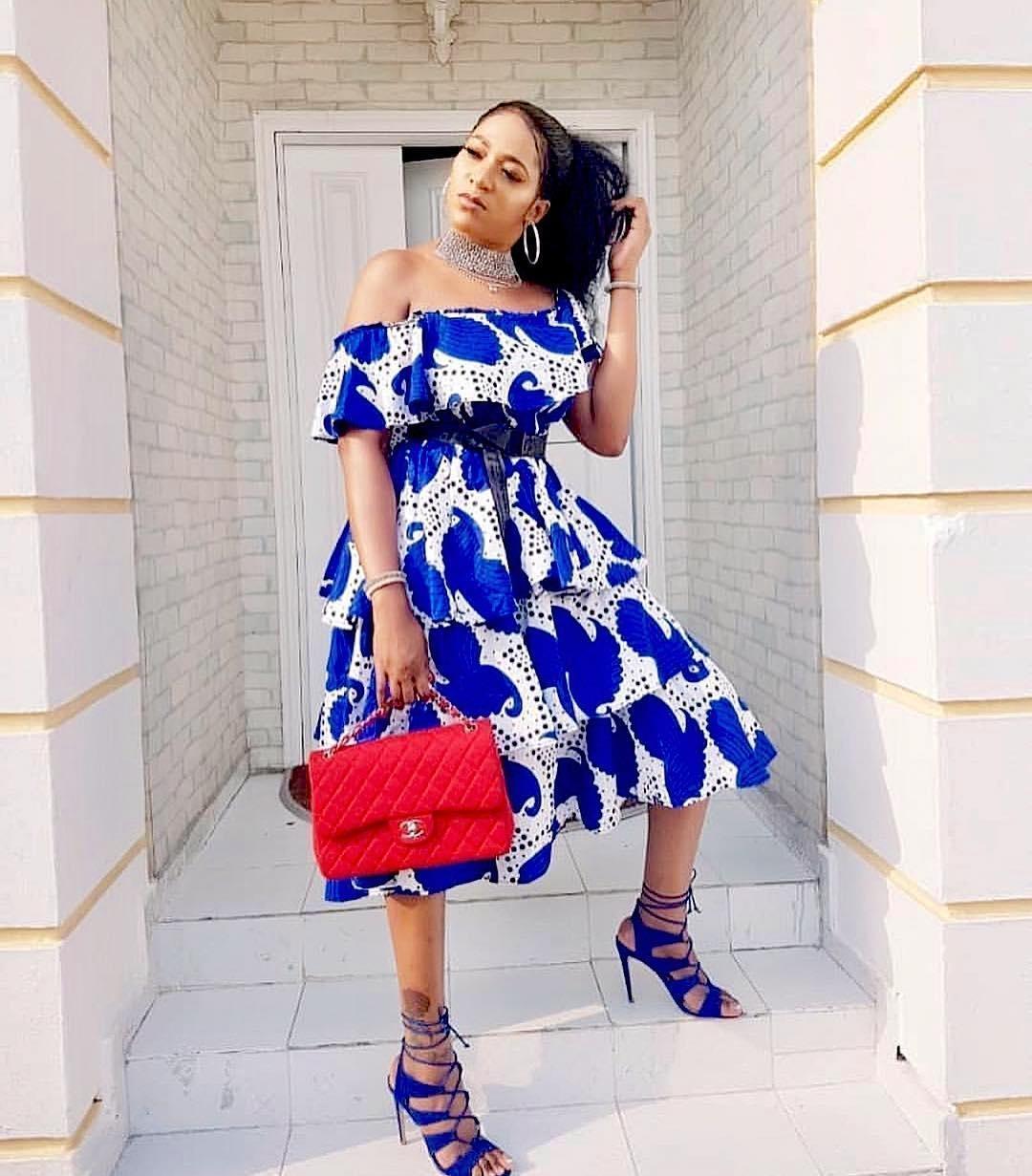 Latest Ankara Short Flay Gown Styles Best styles for ladies to trend