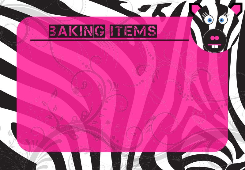 Pretty Little Missives Printable Coupon Dividers Pink and Zebra Striped