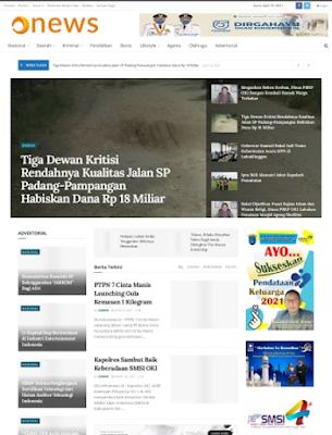 Tampilan Onews
