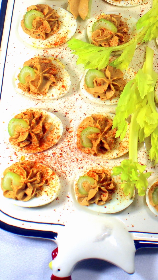 52 Ways to Cook Bloody Mary Deviled Eggs