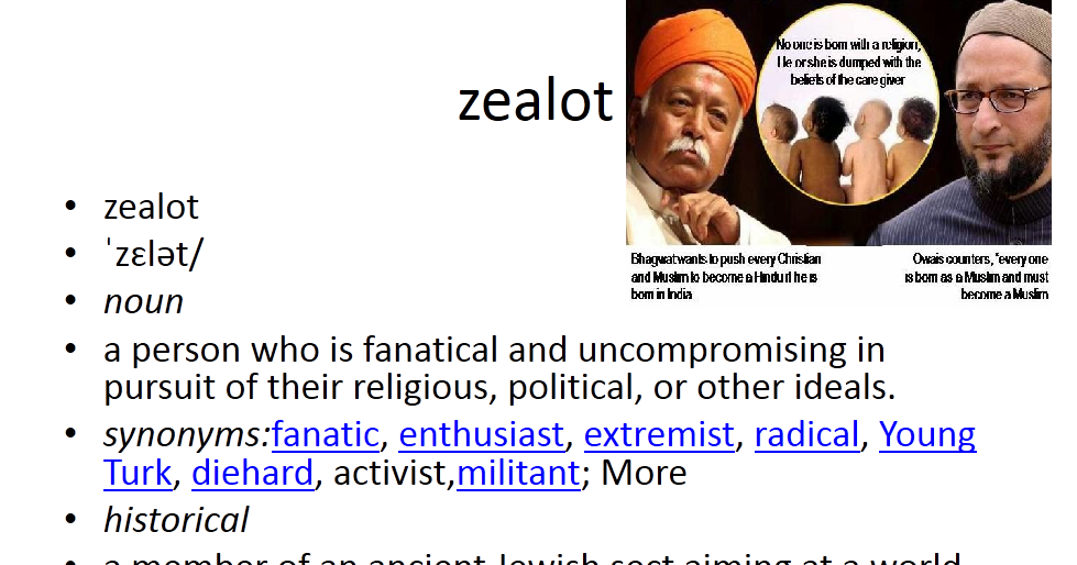 picture vocabulary zealot