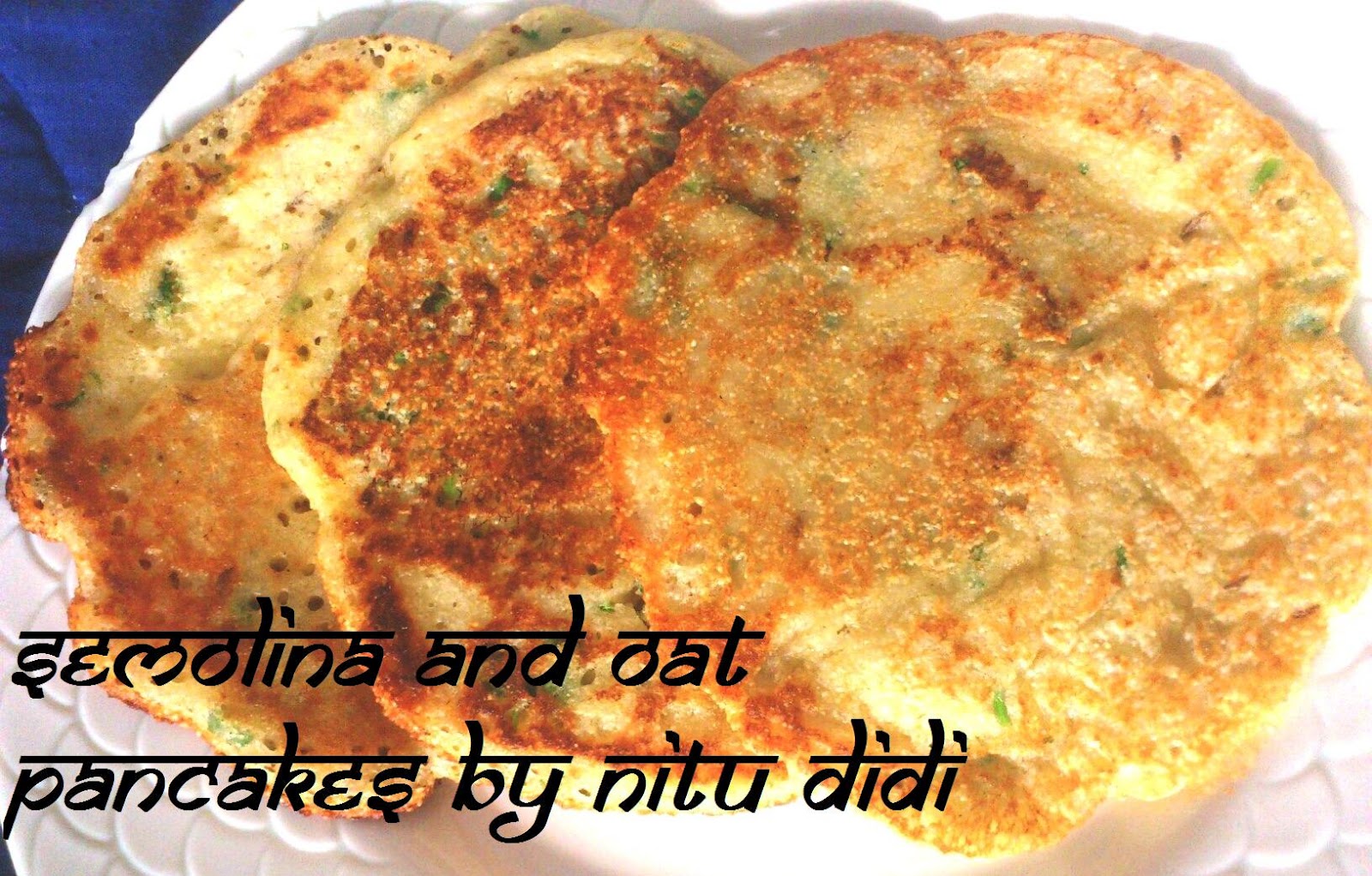 NITU Y ADELA TORTITAS DE SEMOLA Y AVENA SIN HUEVO