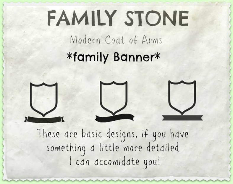 Family Stone Crests Custom Quotes